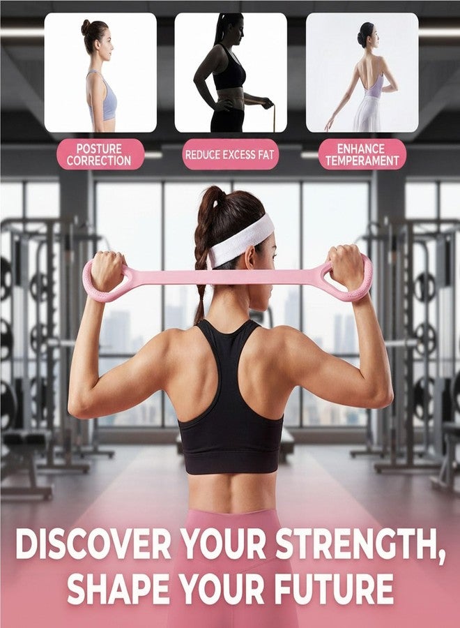 YONNAXO Figure 8 Exercise Bands for Women Men,3 Pcs Resistance Bands, Yoga Gym Fitness Pulling Rope 8 Word Elastic for Working Out,Arm,Back,Leg,Shoulder Training Elastic Ropes,Pilates,Home Workout Equipment - Image 4