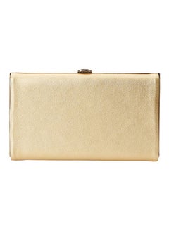 Polyester Blend Clutch LWCC00193GOLDEN Gold