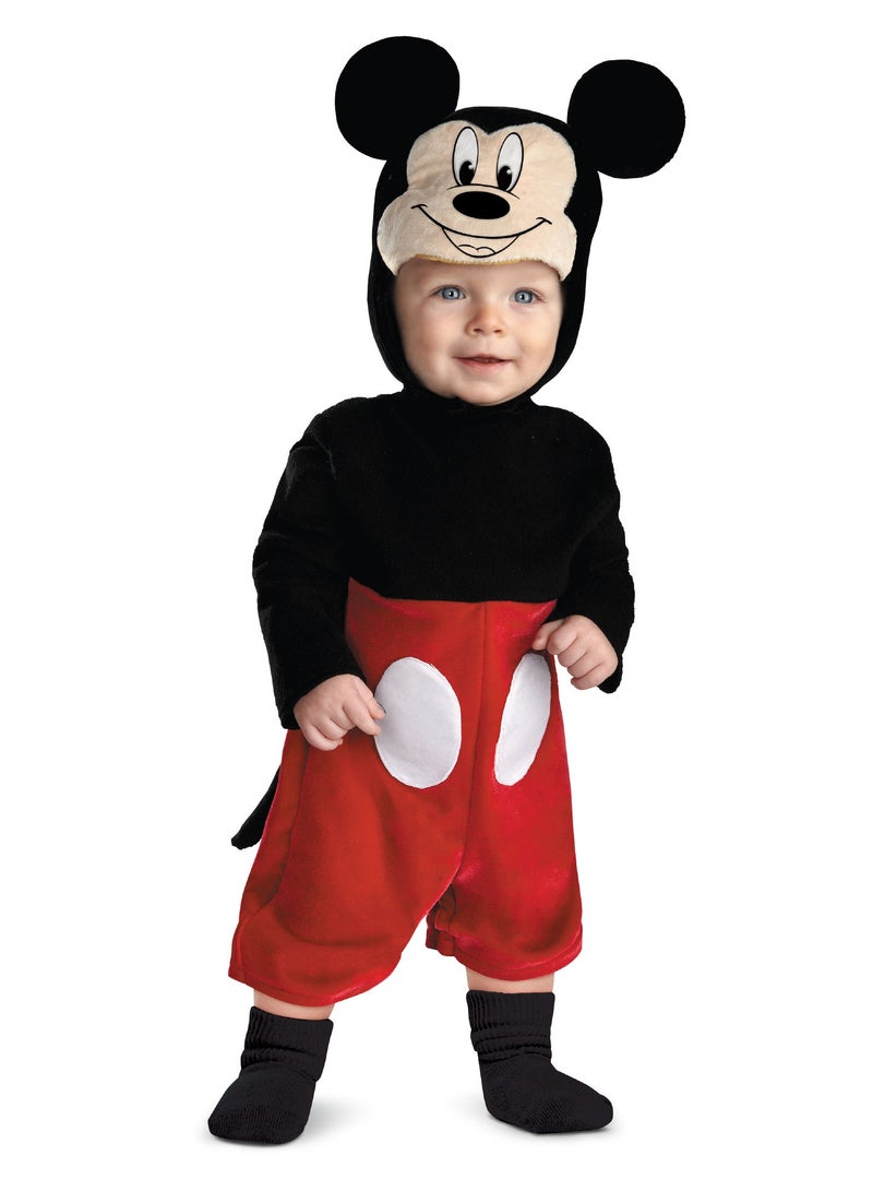Party Centre Disney Baby Mickey Mouse Classic Infant Costume, Red,12-18 Months 
