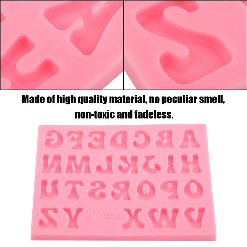 Hilitand Silicone Candy, Alphabet Baking Cake Chocolate 3D 26 Letters - Image 5