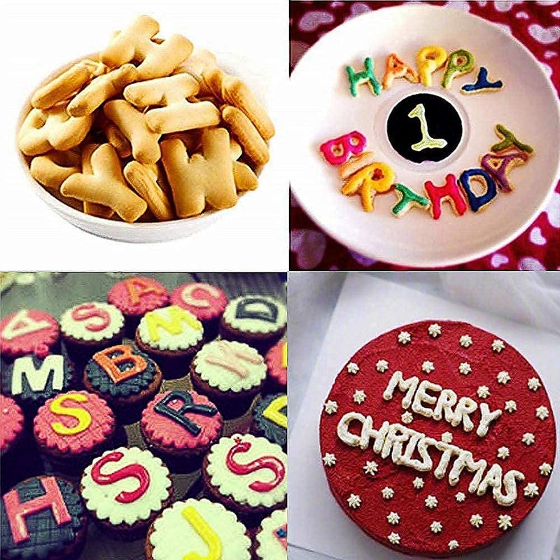Hilitand Silicone Candy, Alphabet Baking Cake Chocolate 3D 26 Letters - Image 4