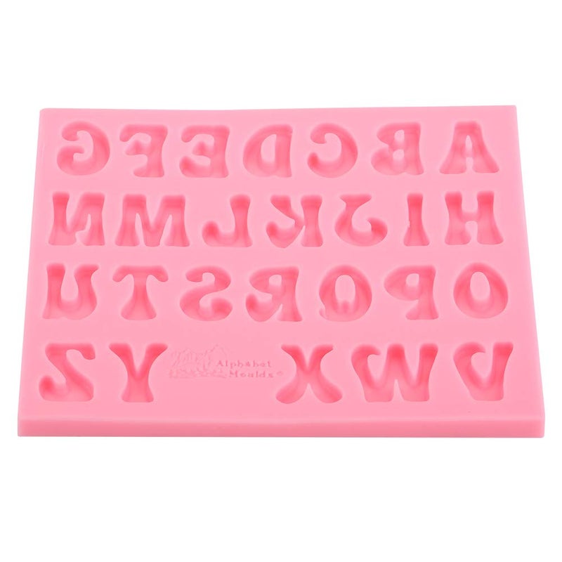 Hilitand Silicone Candy, Alphabet Baking Cake Chocolate 3D 26 Letters - Image 1