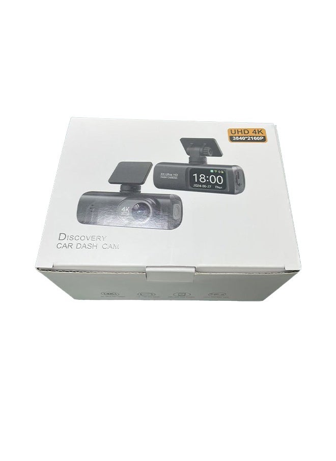 Digisand - Dash Cam 4K Dual-Cchannel Dash Car Camera Recorder 3840*2160P With GPS WiFi Car DVR 24H Parking Monitor Black Box - Image 1