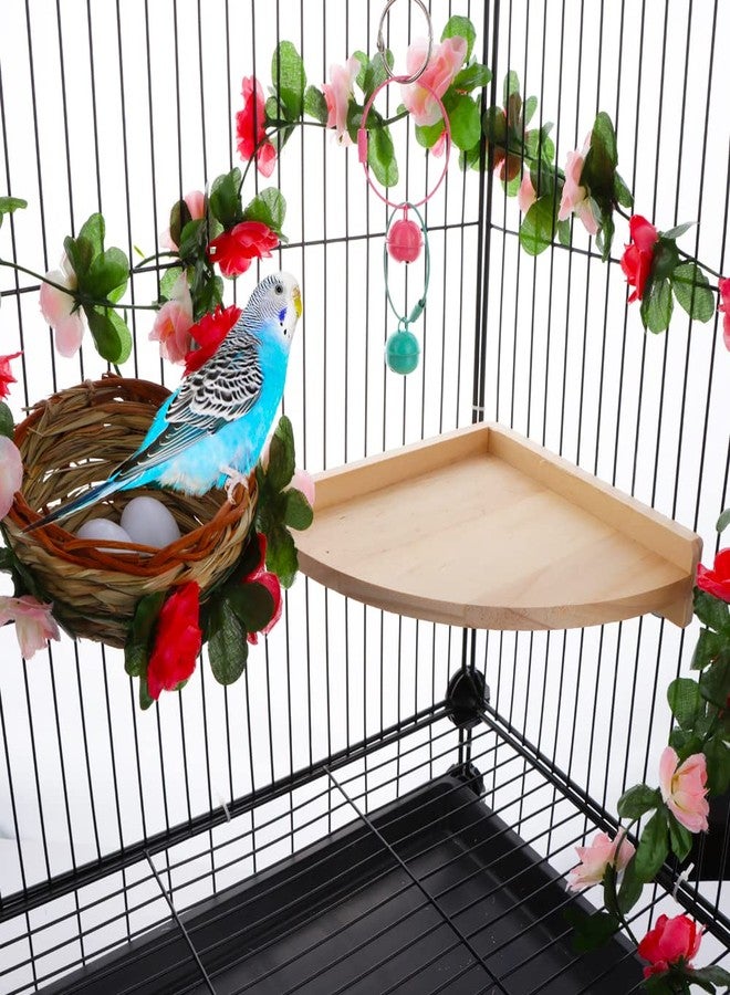 في تربو واي عبوتان من منصات خشبية للطيور، مناسبة للببغاوات، والباراكيت، والكونيور، والببغاء الرمادي الأفريقي، والكوكاتو، والبادجي، والمكاو، وطيور الحب، والعصافير، والكناري، والهامستر، والجربوع، والفئران، وغيرها. - Image 3