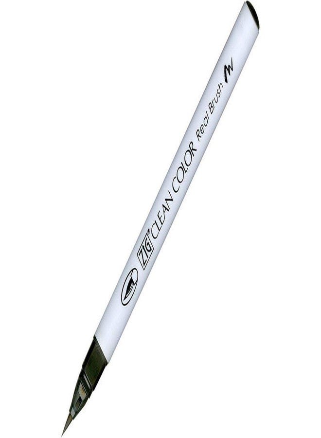 Zig RB6000AT-010 Clean Color Real Brush Marker, Black