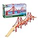BRIO World Double Suspension Bridge  FSCCertified Longest Wooden Train Track Bridge  Compatible with All BRIO Railway Sets  5Piece Set of 2 Bridges  3 Tracks  Creative Fun for Kids Ages 3  Up - Image 4