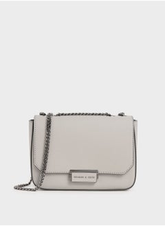 Charles & Keith Charles & keith classic metal chain crossbody bag  - Image 1