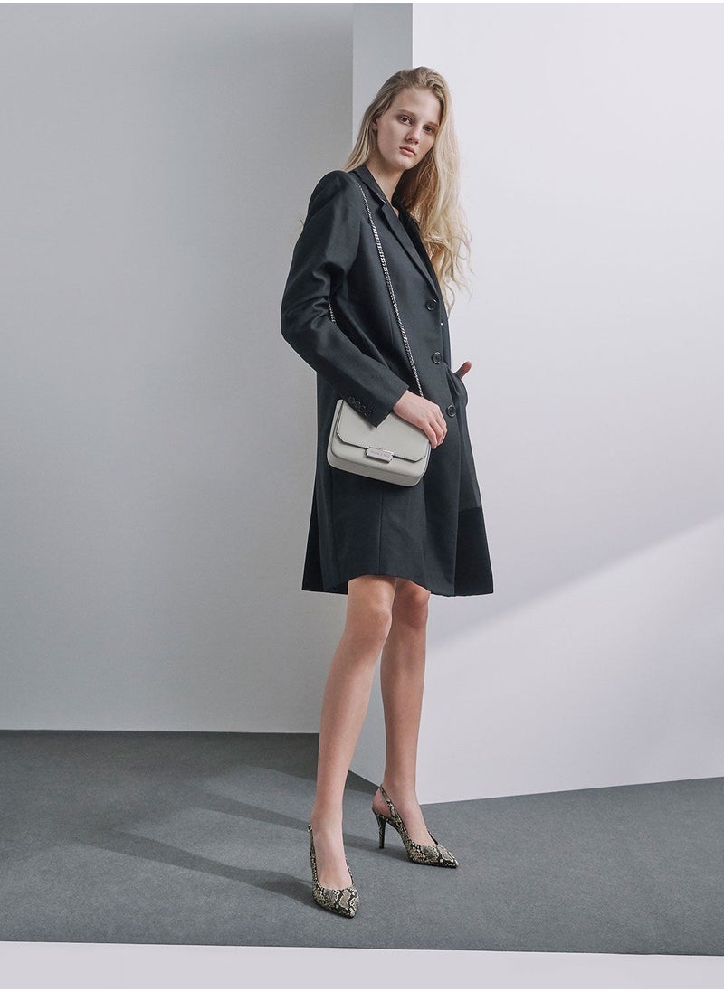 Charles & Keith Charles & keith classic metal chain crossbody bag  - Image 2