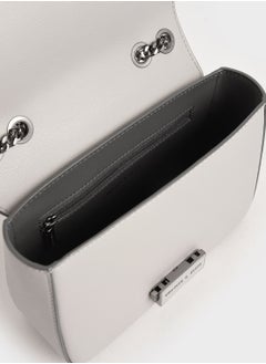 Charles & Keith Charles & keith classic metal chain crossbody bag  - Image 4