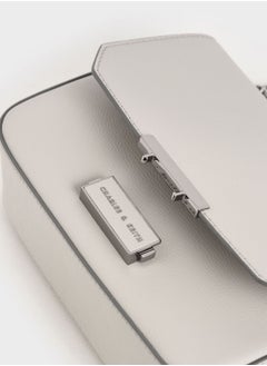 Charles & Keith Charles & keith classic metal chain crossbody bag  - Image 5