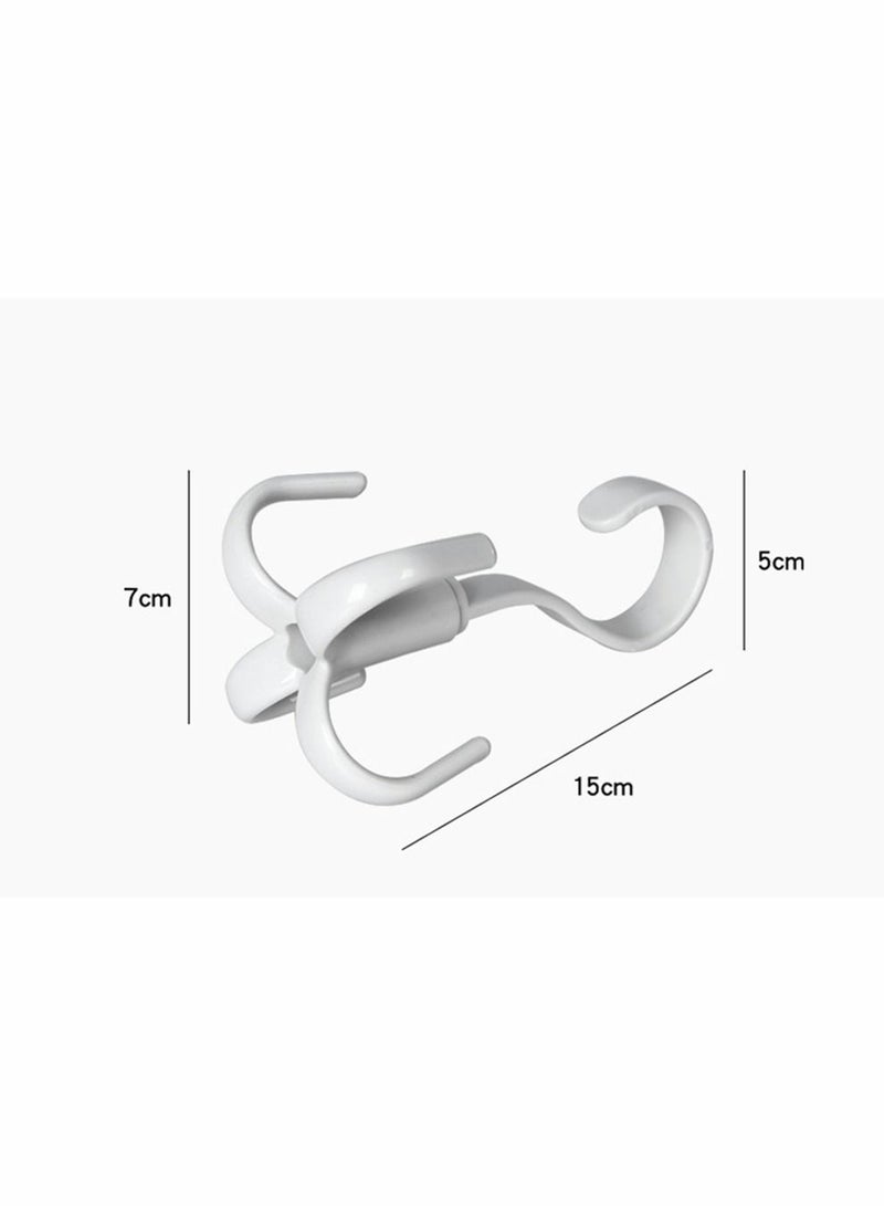 360 Degree Rotatable Hook Wardrobe Multi-Functional Bag Tie Hanger - Image 4