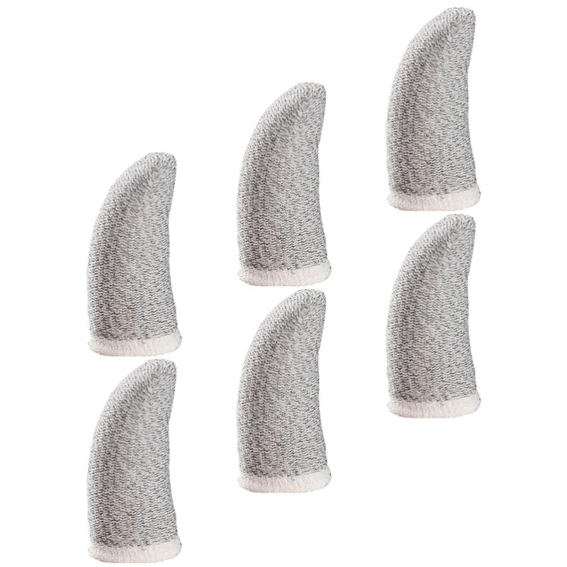 6 Pcs Gaming Finger Sleeves Breathable Material Enhanced Grip Comfort Thumb Covers - Image 2