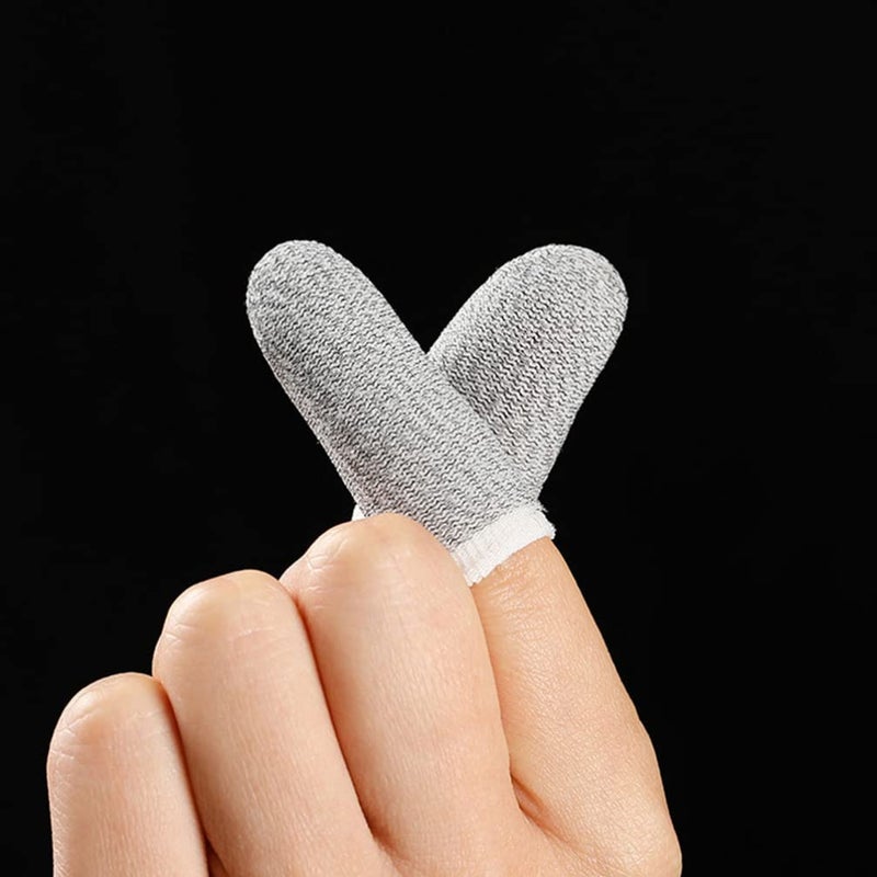 6 Pcs Gaming Finger Sleeves Breathable Material Enhanced Grip Comfort Thumb Covers - Image 5