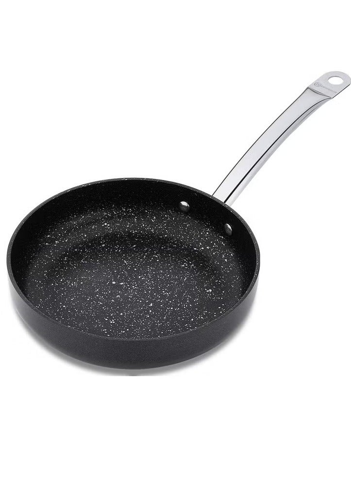 Korkmaz Proline Nero 24cm Non-Stick Frypan – Volkanit Coating, Heavy-Duty & Eco-Friendly | Scratch-Resistant, PFOA-Free, Low-Oil Healthy Cooking | Made in Turkey - Image 1