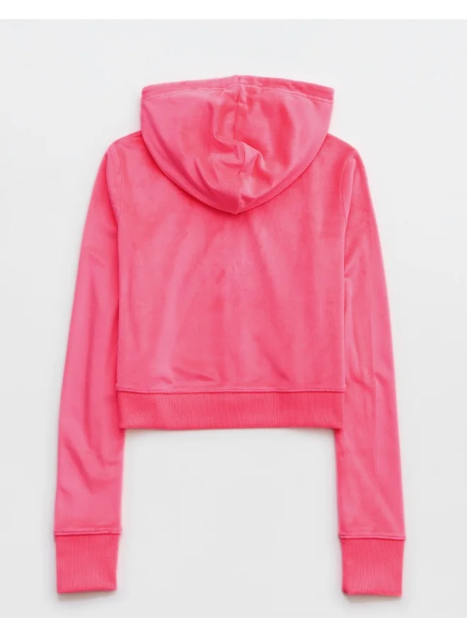آري من امريكان ايجل Velour Drawstring Hoodie