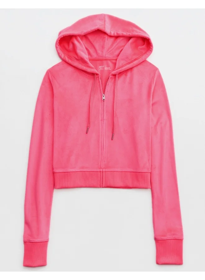 آري من امريكان ايجل Velour Drawstring Hoodie