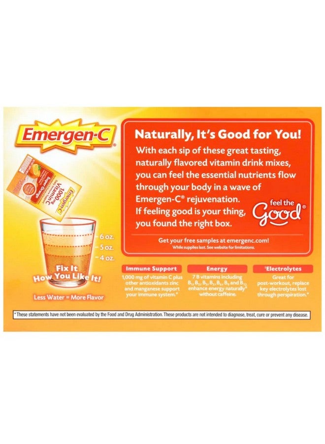 Emergen-C Emergen-C Tangerine Fizzy Drink Mix 90 Pack - Image 2