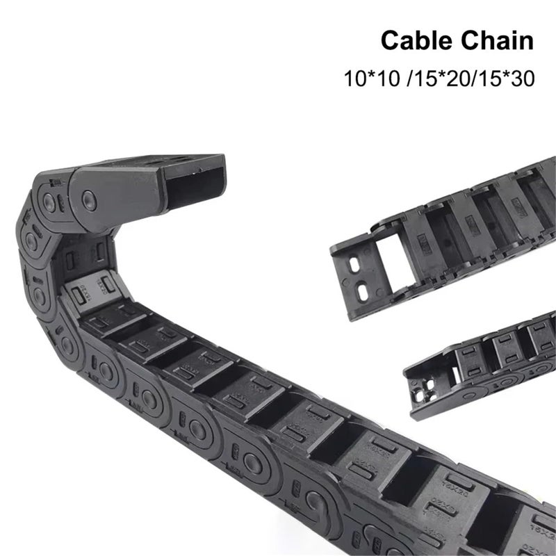 15x20 Mm Semi Enclosed Plastic Drag Chain Cable Carrier 1 Meter Length - Image 3