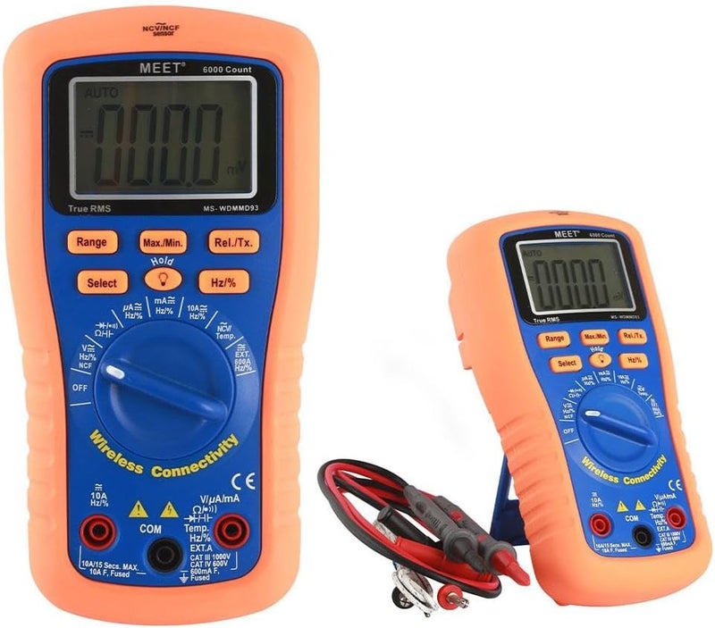 Meet MS WDMMD93 Wireless Connectivity Palm-Sized TRMS 6000 Count Digital Multimeter - Image 2
