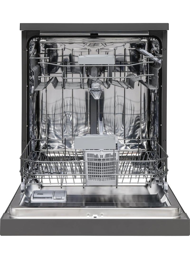 Ocean Dishwasher, 8 Programs, 13 Place Settings, LED Display, Foldable Racks, black - ODA 813 VXBN - Image 2