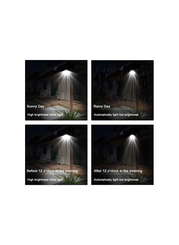 Vmax 400W/RemoteControl/SwitchControl LED IP65 Waterproof Solar Light Outdoor with Lighting Angle, Wireless Security Solar Powered Wall Lights for Patio, Deck, Yard, Garden - Image 4