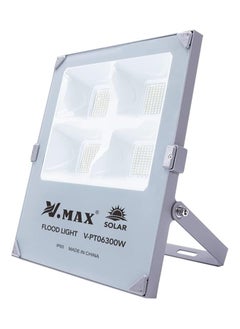 في ماكس ضوء شمسي LED بقدرة 400 واط مع تحكم عن بعد ومفتاح تحكم، مقاوم للماء بمعيار IP65 للاستخدام الخارجي مع زاوية إضاءة، أضواء جدارية لاسلكية تعمل بالطاقة الشمسية لتأمين الفناء والسطح والحديقة  - Image 2