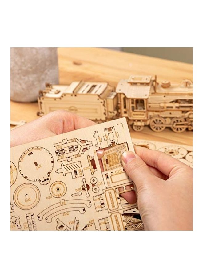 3D Wooden Puzzle-Mechanical Car Model-Self Building Vehicle Kit 12inch - Image 2