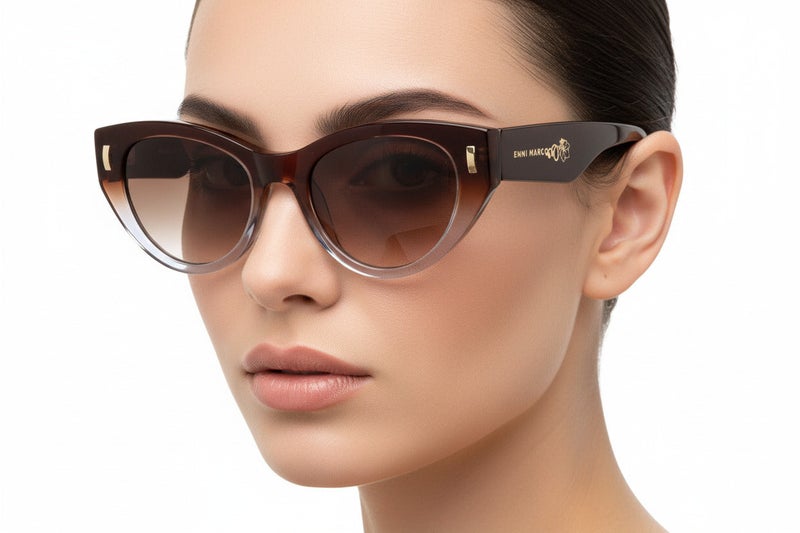 Enni Marco  Cat Eye  women  Sunglasses  100% UV protection   Italy