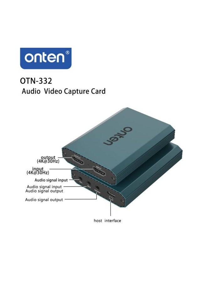 onten 4K Audio Video Capture Card (OTN-332 )  - Image 3
