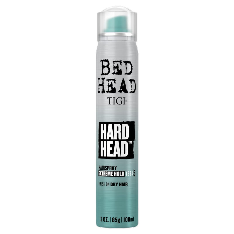 TIGI Bed Head by TIGI Travel Hairspray Extra Hold Hard Head Hair Care Spray for All Hair Types, 3 oz, Mini Hair Spray - Image 1