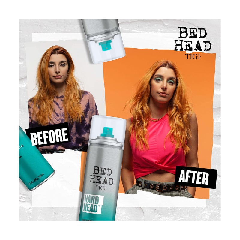 TIGI Bed Head by TIGI Travel Hairspray Extra Hold Hard Head Hair Care Spray for All Hair Types, 3 oz, Mini Hair Spray - Image 3