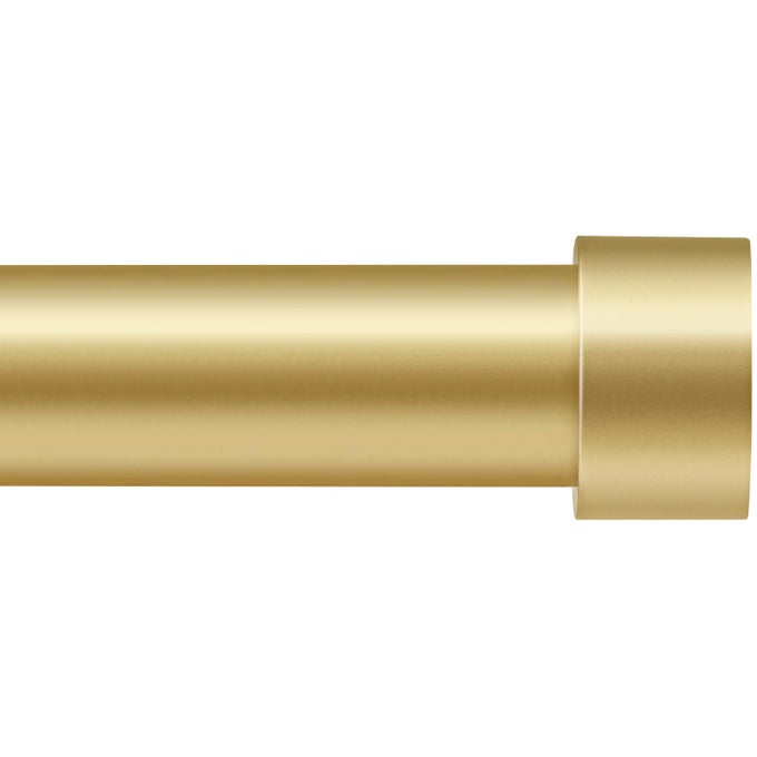 CURTAIN RODS FOR WINDOWS 48 TO 84 GOLD CURTAIN ROD ADJUSTABLE 1 INCH HEAVY DUTY OUTDOORINDOOR MODERN DRAPERY POLE 3286