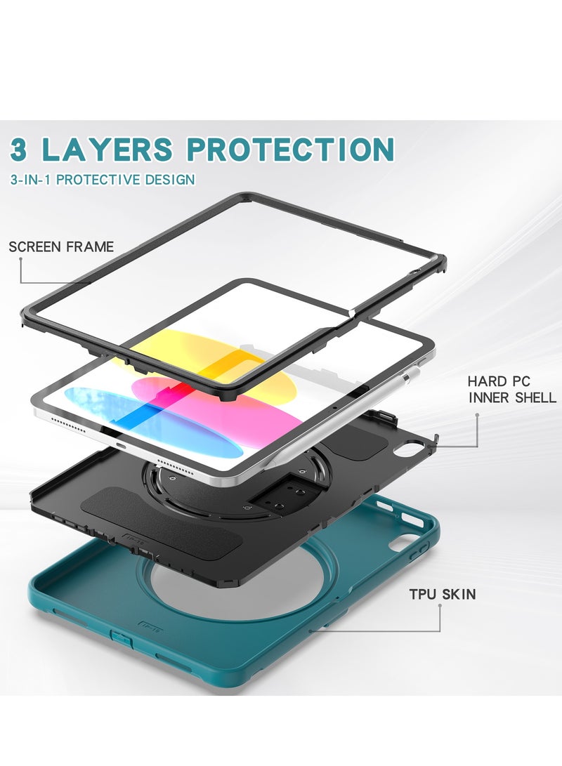 GULFLINK Back Cover Protect Case For iPad 10th 10.9 inch 2022（A2757/A2777 ) Light blue - Image 3