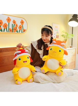 Genuine Lion Dance Cheap Milk Dragon Doll Dragon Year Mascot Plush Toy Cute Dinosaur Doll Children Super Cute Style-Color:Jilong Gao Zhao Cute Milk Dragon (Yellow Hat)-Height:50CM Dragon Year Doll [Special Cute [Best Selling - pzsku/Z5A1ADEE678BB91613CF0Z/45/1746227082/beb66ca2-ec9d-454e-8a7f-41f66dc83cf9