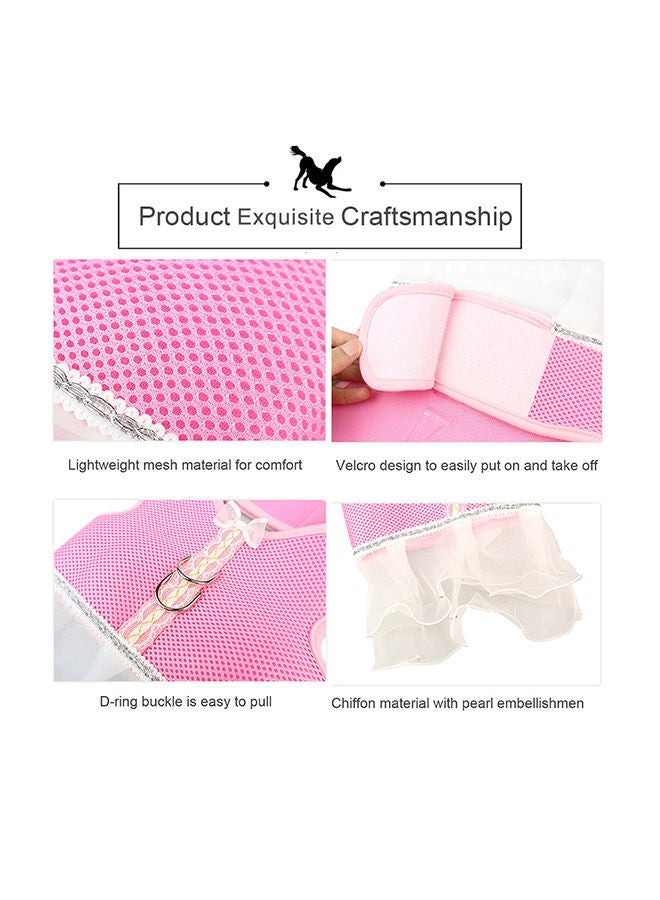 NIBEMINENT Tutu Skirt For Pet Pink/White 19x1.50x18cm - Image 3