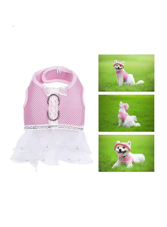 NIBEMINENT Tutu Skirt For Pet Pink/White 19x1.50x18cm - Image 2