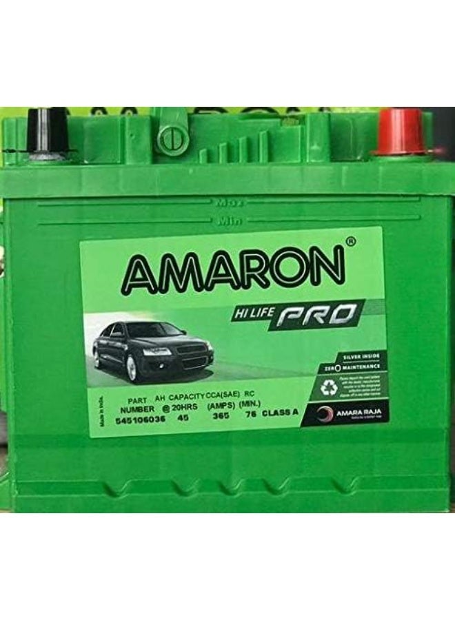 Amaron Maintenance Free Car Battery 12V 45AH DIN45 - Image 4