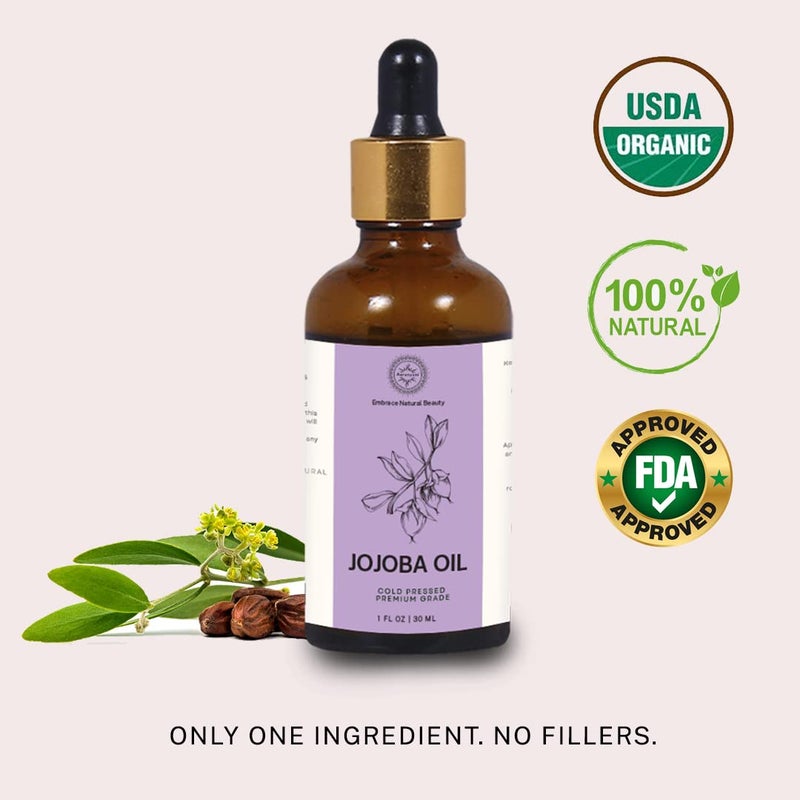 Aaranyam Jojoba Oil 50 ML for Hair Growth healthy hair growth strong hair strandshair oil natural make up remover Make up Primer - Image 4
