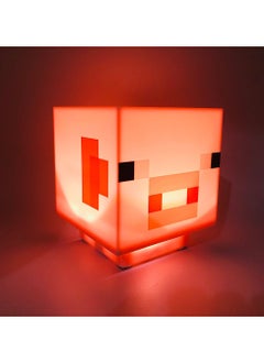 MINECRAFT Minecraft Pig Night Light Square Shape Lamp For Home Decor Gift Kids, USB Charging , Pat Light  - Image 4
