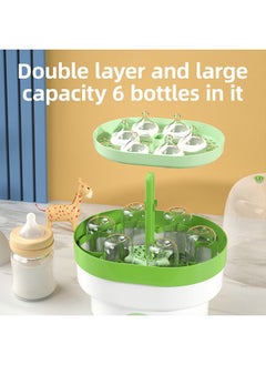 Beauenty 2 Layers Large Bottle Sterilizer and Dryer, Fast Sterilize and Dry, Universal Bottle Sterilizer for All Bottles & Breast Pump Accessories  - Image 3