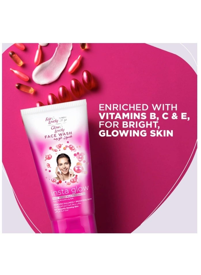 Fair & Lovely Two packs of Fair & Lovely Insta Glow Multi-Vitamin Facial Wash for Radiant Skin - 50g - Image 5