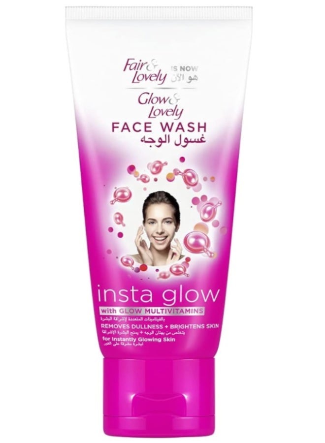Fair & Lovely Two packs of Fair & Lovely Insta Glow Multi-Vitamin Facial Wash for Radiant Skin - 50g - Image 2