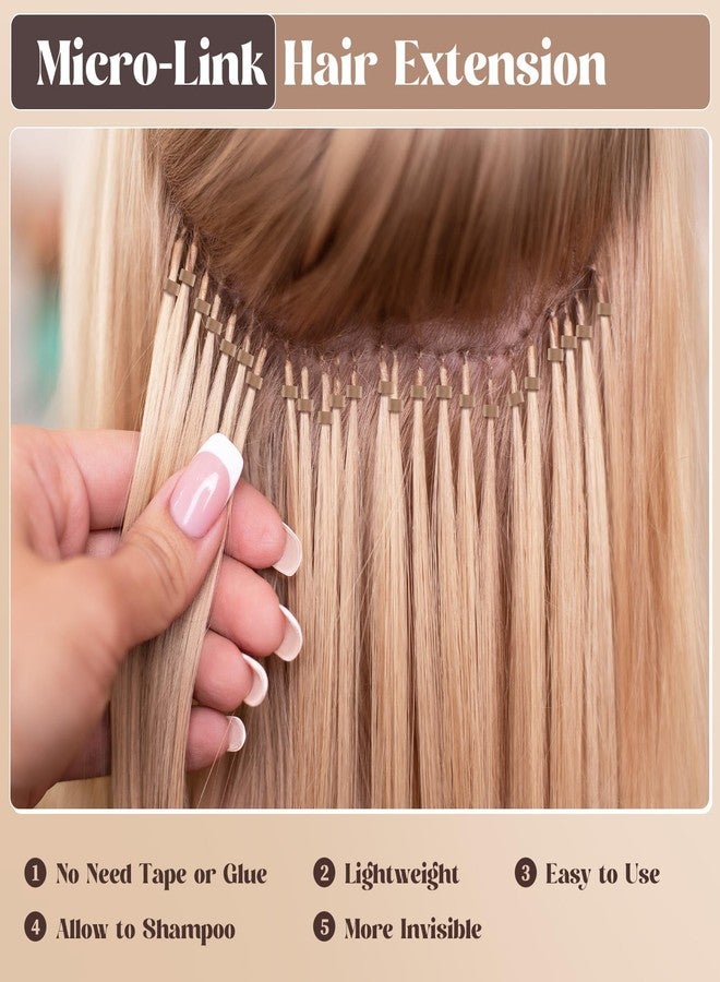Funtopia Silicone Beads for Hair Extensions, 1920pcs 4 Colors 5mm Hair Extension Beads, Silicone Lined Micro Rings Links, Hair Tinsel Bead for Hair Styling (Black-Dark Brown-Light Brown-Blonde) - Image 3