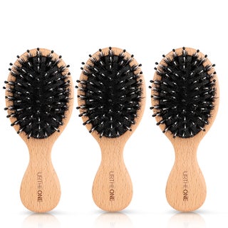 URTHEONE 3Pcs Hair Brush Mini Boar Bristle Hairbrush for Thick Curly Thin Long Short Wet or Dry Hair, Pocket Travel Small Paddle Hair Brush for Men Women Kids Detangle Massage Add Shine - pzsku/Z5A1B398D537A0F069DB5Z/45/1749324577/1473fb4e-01d2-4f48-b163-06abf405e6f5