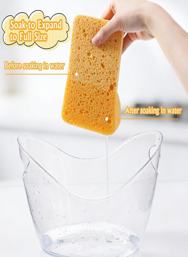 Ymapinc Large Sponge Non-Scratch, Super Absorbent Heavy Duty Large Sponges for Cleaning, Car Wash Sponge for Home/Kitchen/Boat Bail & Car Washing (5.71x3.54x1.38 Inch) - Image 3