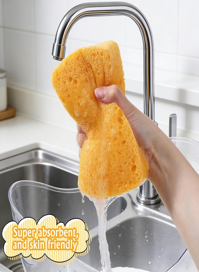 Ymapinc Large Sponge Non-Scratch, Super Absorbent Heavy Duty Large Sponges for Cleaning, Car Wash Sponge for Home/Kitchen/Boat Bail & Car Washing (5.71x3.54x1.38 Inch) - Image 4