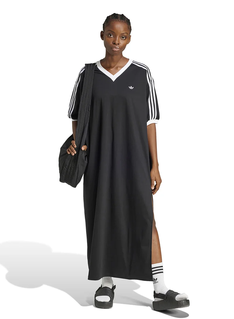 Adidas Striped Maxi Dress
