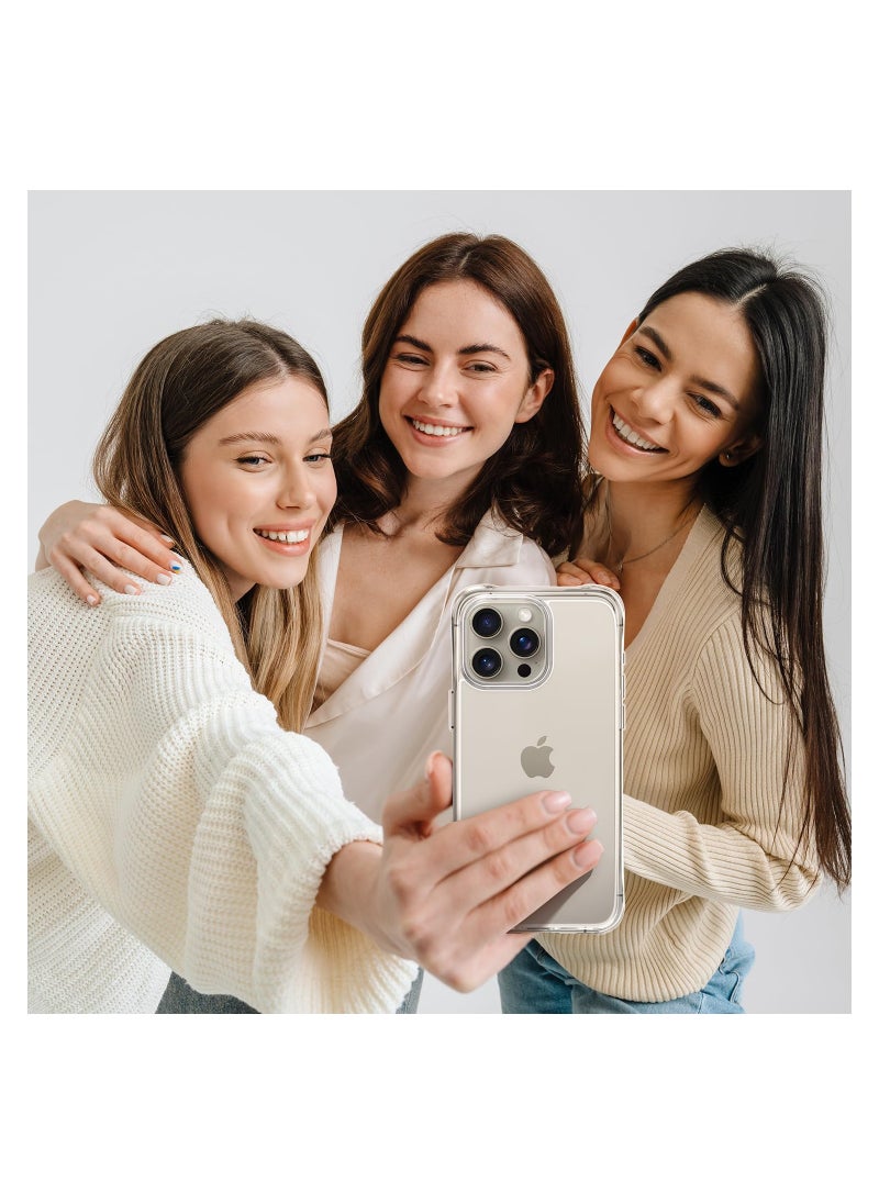 Clear Protective Case for iPhone 15 Pro, (Not Yellowing) Transparent Cover See-Through Protective Shell TPU Clear Protective Case Minimalist Transparent Case Minimalist Cover for iPhone 15 Pro 2023