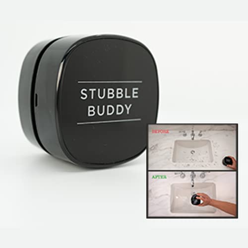 Pete & Pedro The Stubble Buddy - Portable Beard & Facial Hair Cleanup Trimming & Manscaping Handheld Mini Vacuum | Cordless USB Rechargeable Hair Clippings Cleaner | As Seen on Shark Tank - Image 4