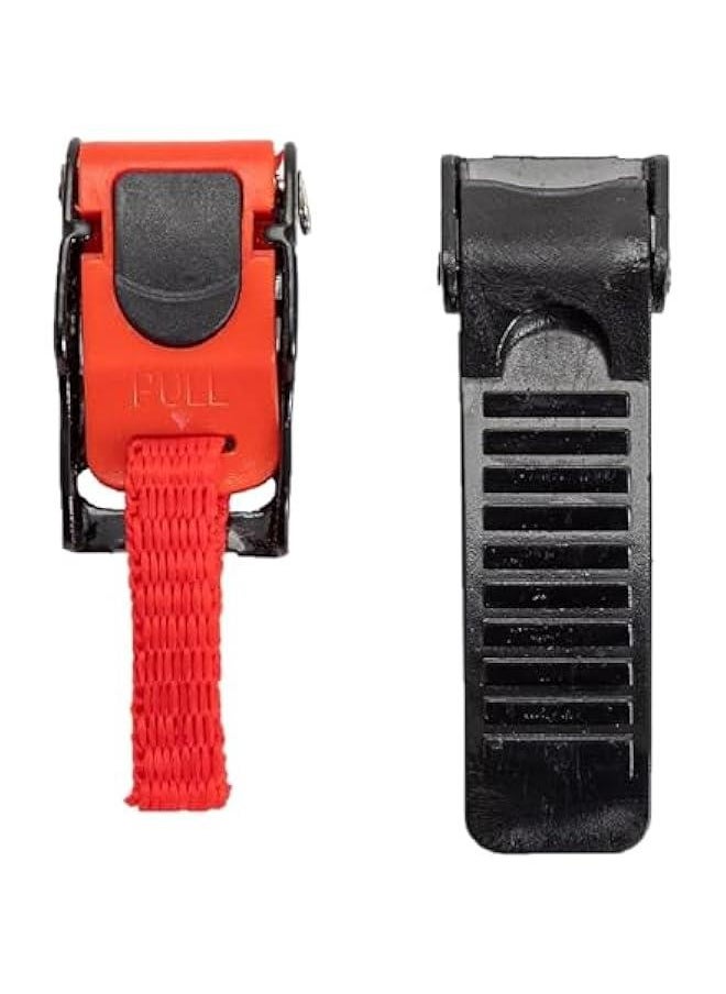 Generic - Helmet Quick Release Buckle Kit Helmet Chin Strap Adapter Helmet Clip Replacement, 1 set of 1 - Image 1